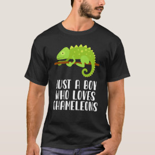 Just A Boy Who Loves Chameleons T-Shirt