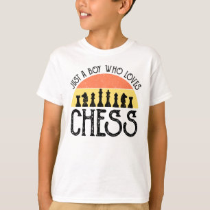 Just A Boy Who Loves Chess T-Shirt