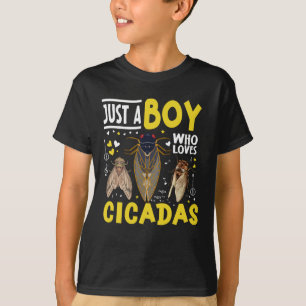 Just A Boy Who loves Cicadas  T-Shirt