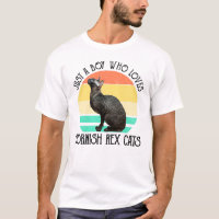 Just A Boy Who Loves Cornish Rex Cats