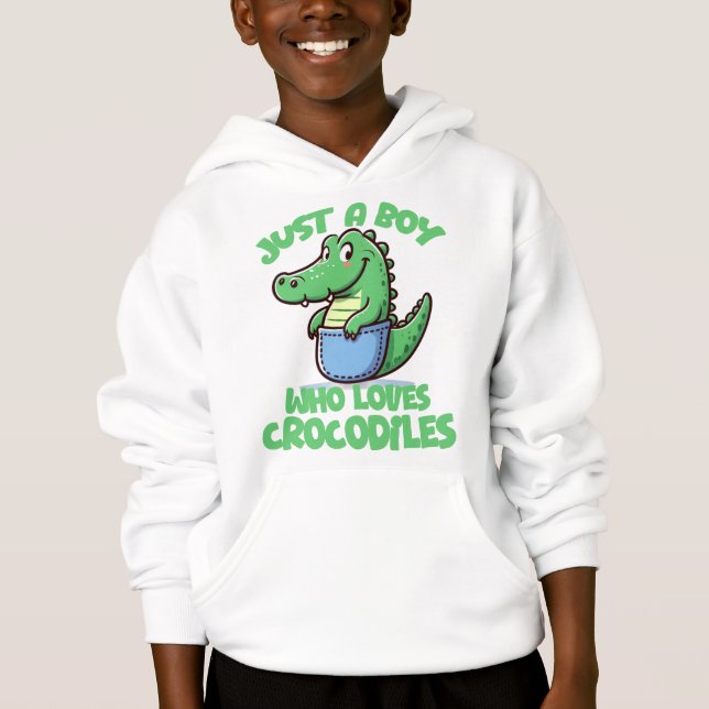Just A Boy Who Loves Crocodiles (Front)