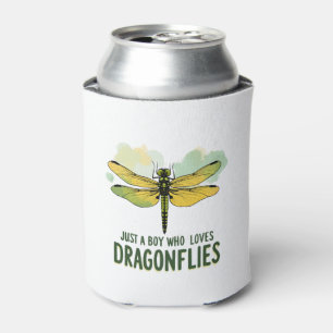 Just a Boy who loves Dragonflies. Dragonflies Drag Can Cooler