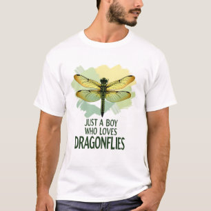 Just a Boy who loves Dragonflies. Dragonflies Drag T-Shirt