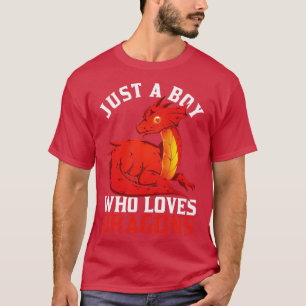 Just A Boy Who Loves Dragons T-Shirt