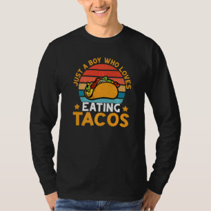 Just a Boy who loves eating Taco Taco Viva México T-Shirt