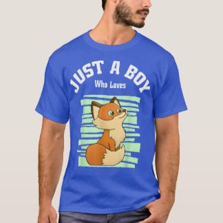 Just A Boy Who Loves Foes Boys Fo T-Shirt