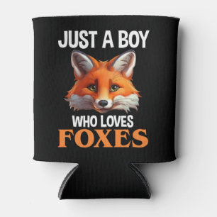 Just A Boy Who Loves Foxes Can Cooler