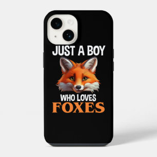 Just A Boy Who Loves Foxes iPhone 14 Case
