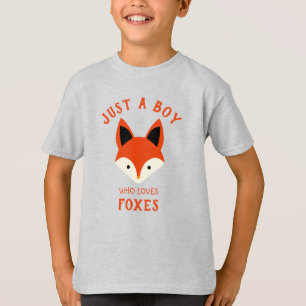 Just a boy who loves Foxes T-Shirt