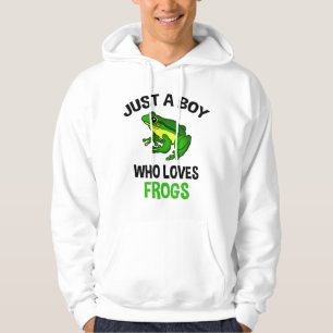 Just A Boy Who Loves Frogs Hoodie
