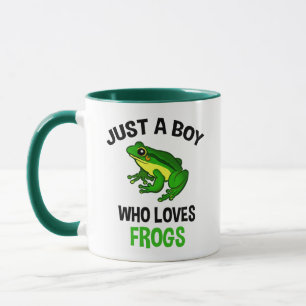 Just A Boy Who Loves Frogs Mug