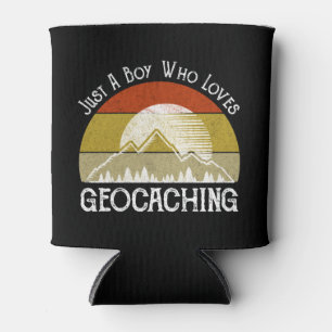 Just A Boy Who Loves Geocaching Can Cooler