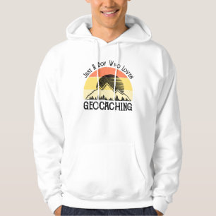 Just A Boy Who Loves Geocaching Hoodie