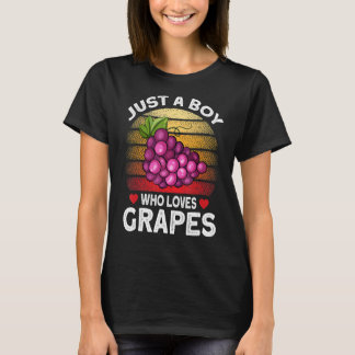Just A Boy Who Loves Grapes T-Shirt