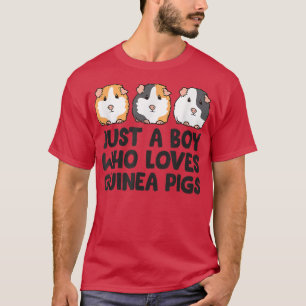 Just a Boy Who Loves Guinea Pigs 803 T-Shirt
