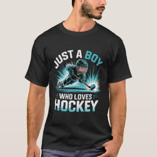 Just A Boy Who Loves Hockey _2 T-Shirt