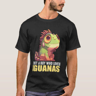 Just a Boy who Loves Iguanas. guanas Iguana T-Shirt