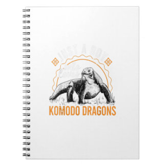 Just A Boy Who Loves Komodo Dragons Komodo Dragon  Notebook