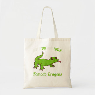 Just A Boy Who Loves Komodo Dragons Tote Bag