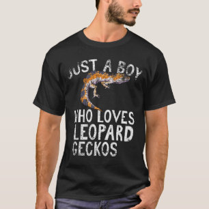 Just A Boy Who Loves Leopard Geckos T-Shirt