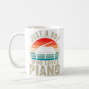 Just A Boy Who Loves Piano Recto Pianist Coffee Mug