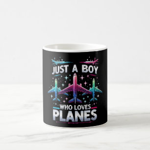 Just A Boy Who Loves Planes Coffee Mug