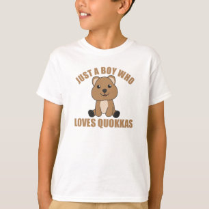 Just A Boy who loves Quokkas - Sweet Quokka T-Shirt