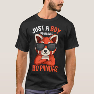 Just A Boy Who Loves Red Pandas T-Shirt