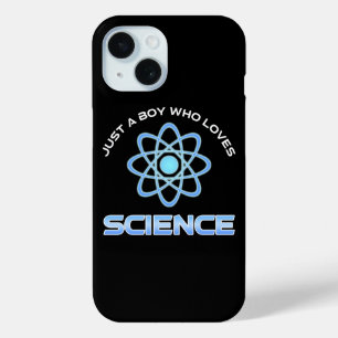 Just A Boy Who Loves Science iPhone 15 Case