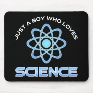 Just A Boy Who Loves Science Mouse Mat