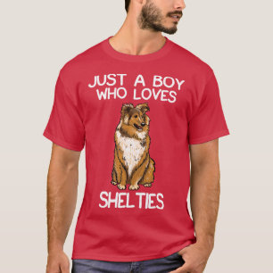 Just A Boy Who Loves Shelties T-Shirt
