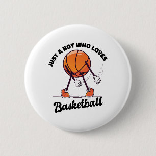 Just A Boy Who Loves Sketll - Flossing Sketll Play 6 Cm Round Badge