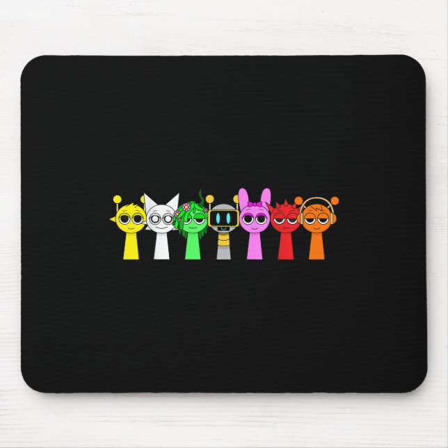 Just A Boy Who Loves Sprunky Funny Sprunky Game  Mouse Mat (Front)
