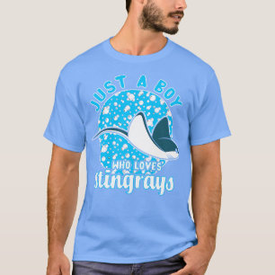 Just A Boy Who Loves Stingrays 3 T-Shirt
