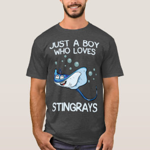Just A Boy Who Loves Stingrays T-Shirt