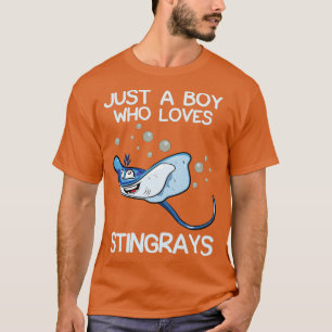 Just A Boy Who Loves Stingrays T-Shirt