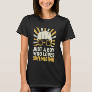 Just A Boy Who Loves Swimming T-Shirt