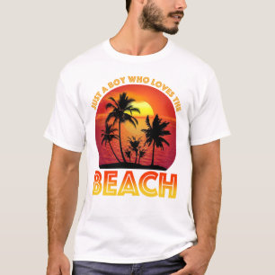 Just A Boy Who Loves The Beach T-Shirt