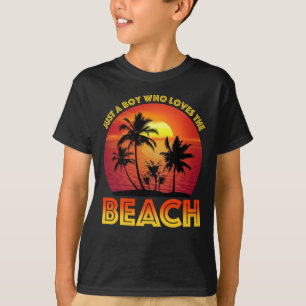 Just A Boy Who Loves The Beach T-Shirt