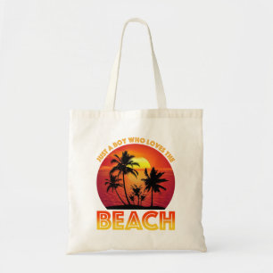 Just A Boy Who Loves The Beach Tote Bag