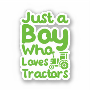 Just a Boy Who Loves Tractors