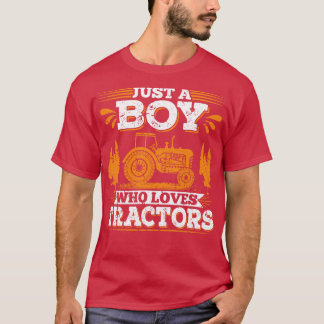 Just A Boy Who Loves Tractors 1 T-Shirt