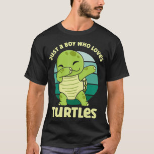 Just a Boy Who Loves Turtles T-Shirt