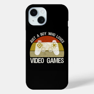 Just A Boy Who Loves Video Games iPhone 15 Case