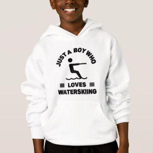 Just a boy who loves waterskiing.