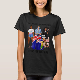 Just A British Virgin islands Black Business Queen T-Shirt
