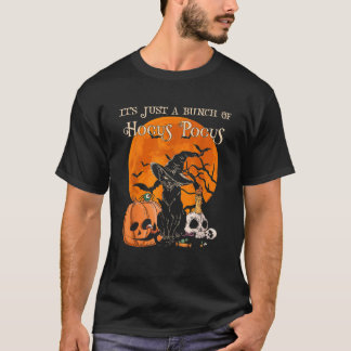 Just A Bunch Of Hocus Pocus Distressed Costume  T-Shirt