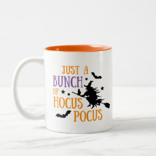 Just A Bunch Of Hocus Pocus Halloween Two-Tone Coffee Mug