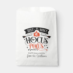 Just a Bunch of Hocus Pocus Typography Favour Bag
