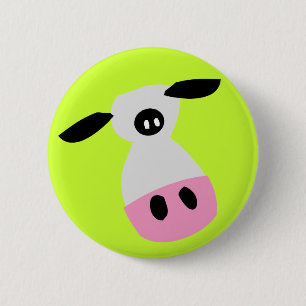 Just a Cow 6 Cm Round Badge